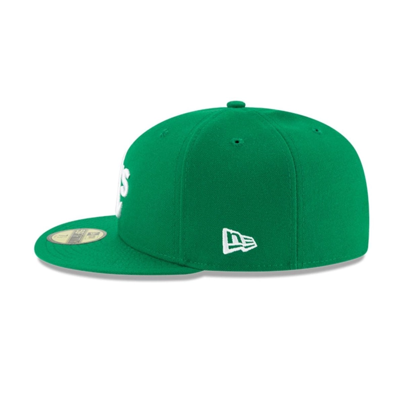 GORRA 59FIFTY OAKLAND ATHLETICS MLB ACPERF VERDE NEW ERA - 4