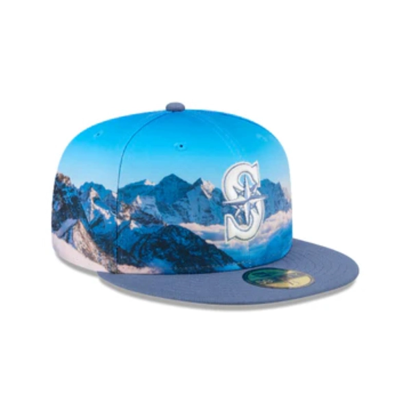 GORRA NEW ERA AZUL 59FIFTY SEATTLE MARINERS MLB PHOTOREAL DK BLUE - 2