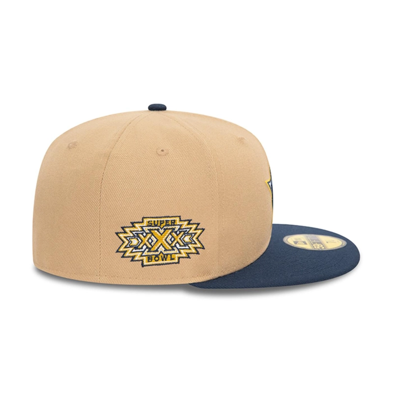 GORRA NEW ERA BEIGE 59FIFTY DALLAS COWBOYS NFL PIN PACK - 4