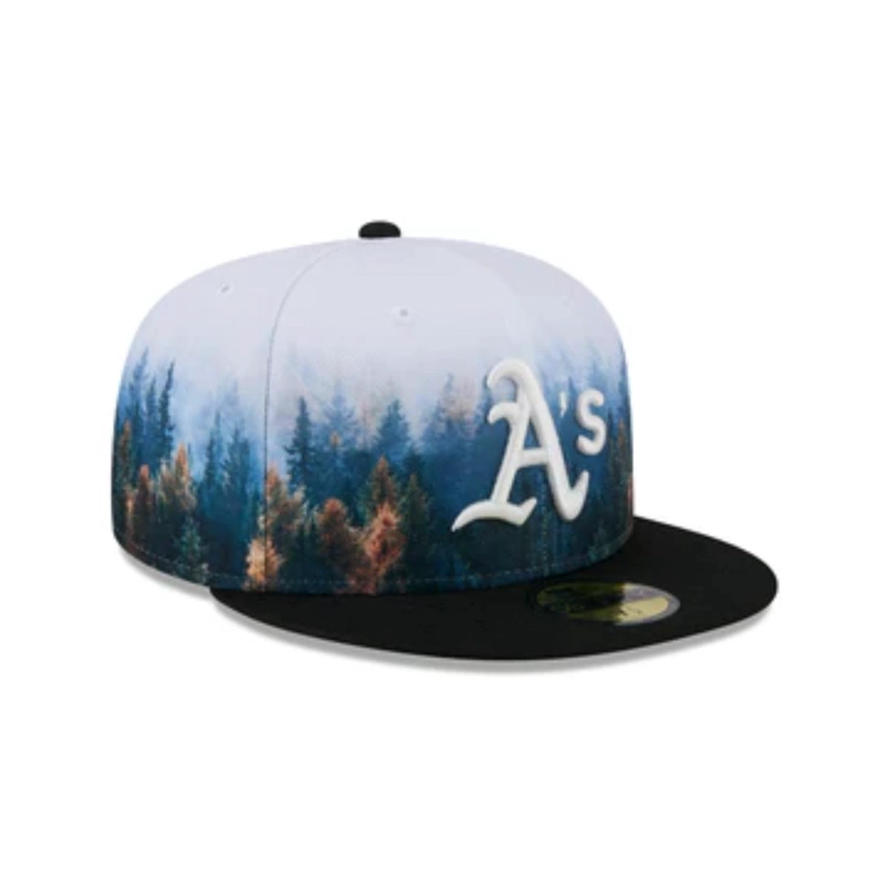 GORRA NEW ERA NEGRO 59FIFTY OAKLAND ATHLETICS MLB PHOTOREAL BLACK - 2