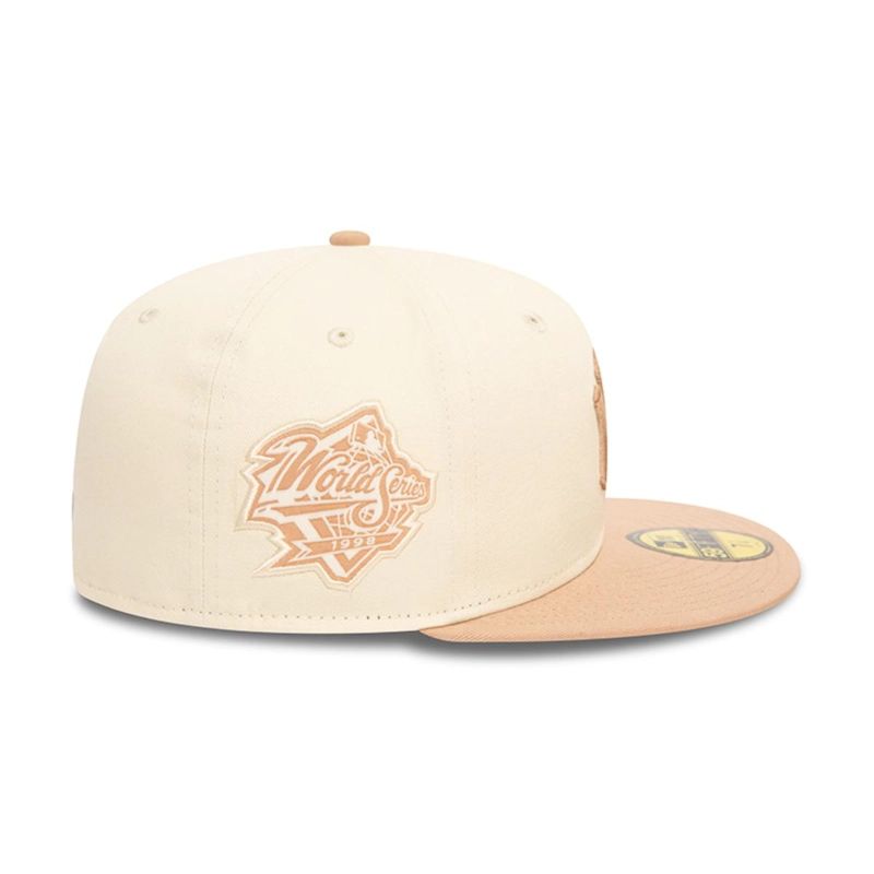 GORRA NEW ERA BEIGE 59FIFTY NEW YORK YANKEES MLB COLOR BLOCK LIGHT - 4