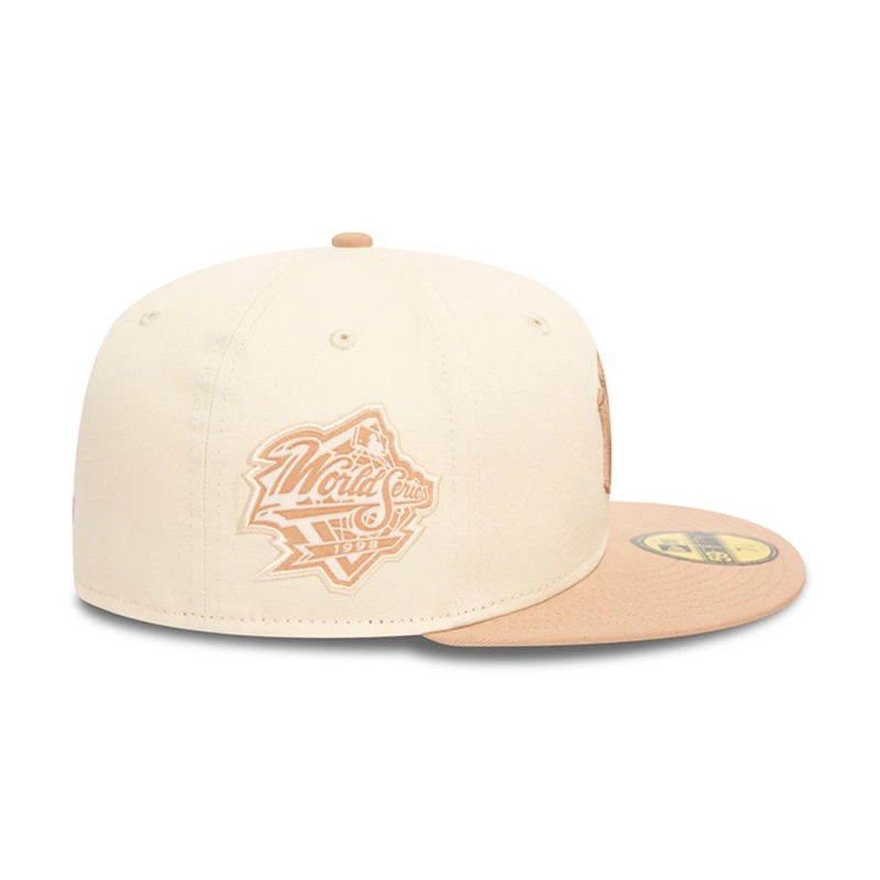 GORRA NEW ERA BEIGE 59FIFTY NEW YORK YANKEES MLB COLOR BLOCK LIGHT - 4