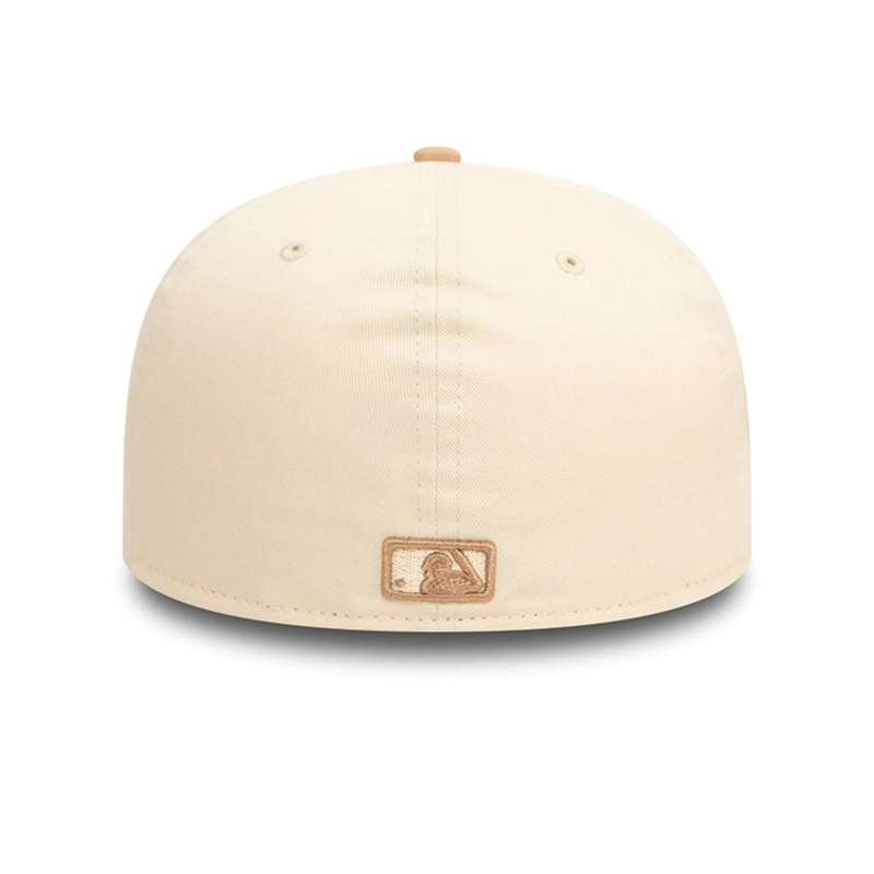 GORRA NEW ERA BEIGE 59FIFTY NEW YORK YANKEES MLB COLOR BLOCK LIGHT - 5