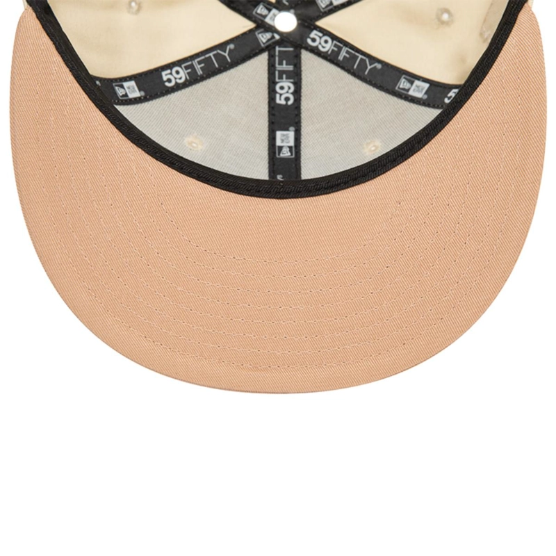 GORRA NEW ERA BEIGE 59FIFTY NEW YORK YANKEES MLB COLOR BLOCK LIGHT - 6