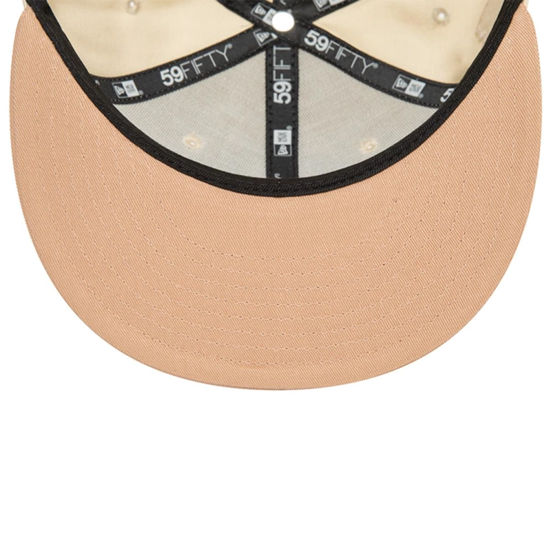 GORRA NEW ERA BEIGE 59FIFTY NEW YORK YANKEES MLB COLOR BLOCK LIGHT - 6