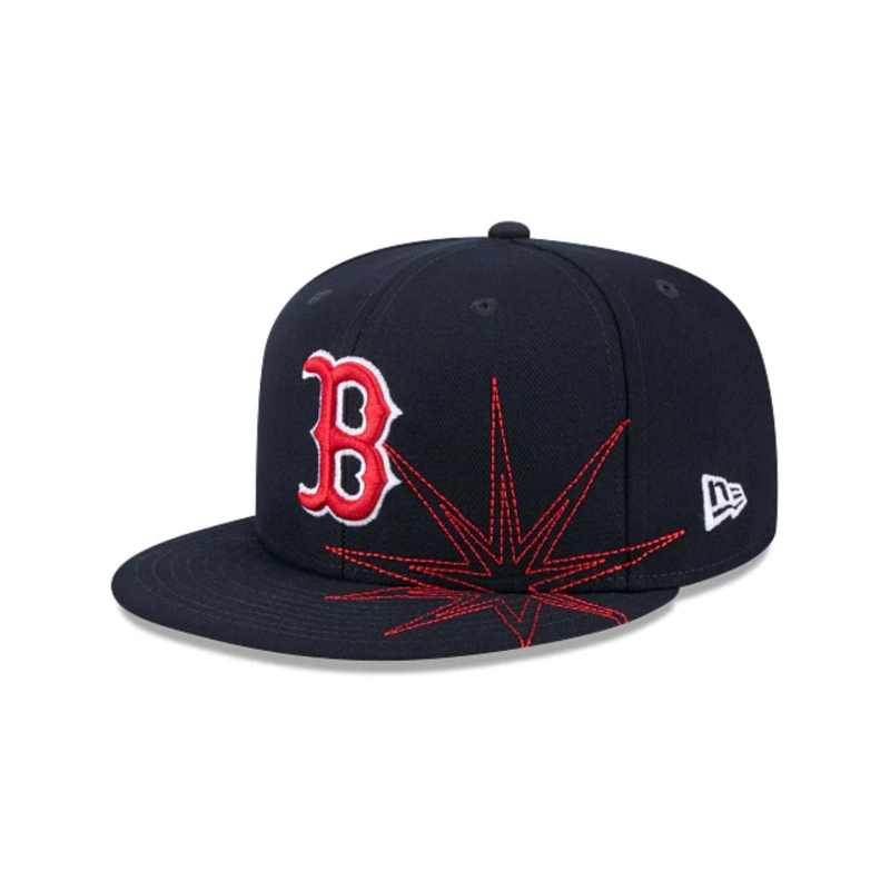 GORRA NEW ERA MULTICOLOR 59FIFTY BOSTON RED SOX MLB SOLAR STARS OPEN MISC - 1