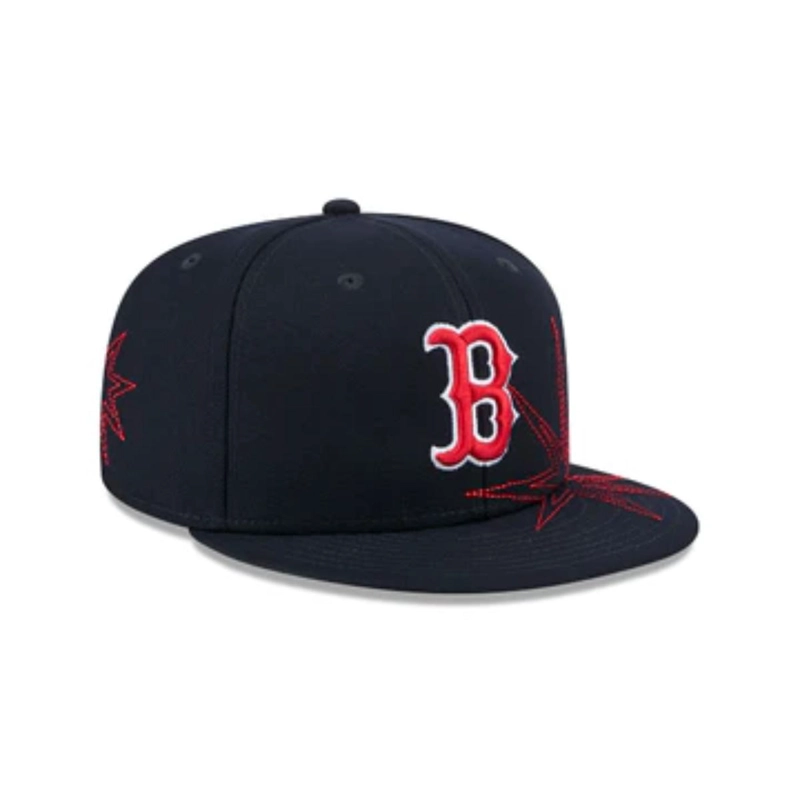 GORRA NEW ERA MULTICOLOR 59FIFTY BOSTON RED SOX MLB SOLAR STARS OPEN MISC - 2