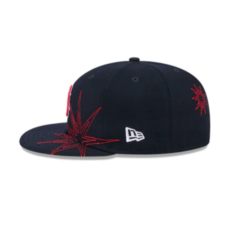 GORRA NEW ERA MULTICOLOR 59FIFTY BOSTON RED SOX MLB SOLAR STARS OPEN MISC - 4