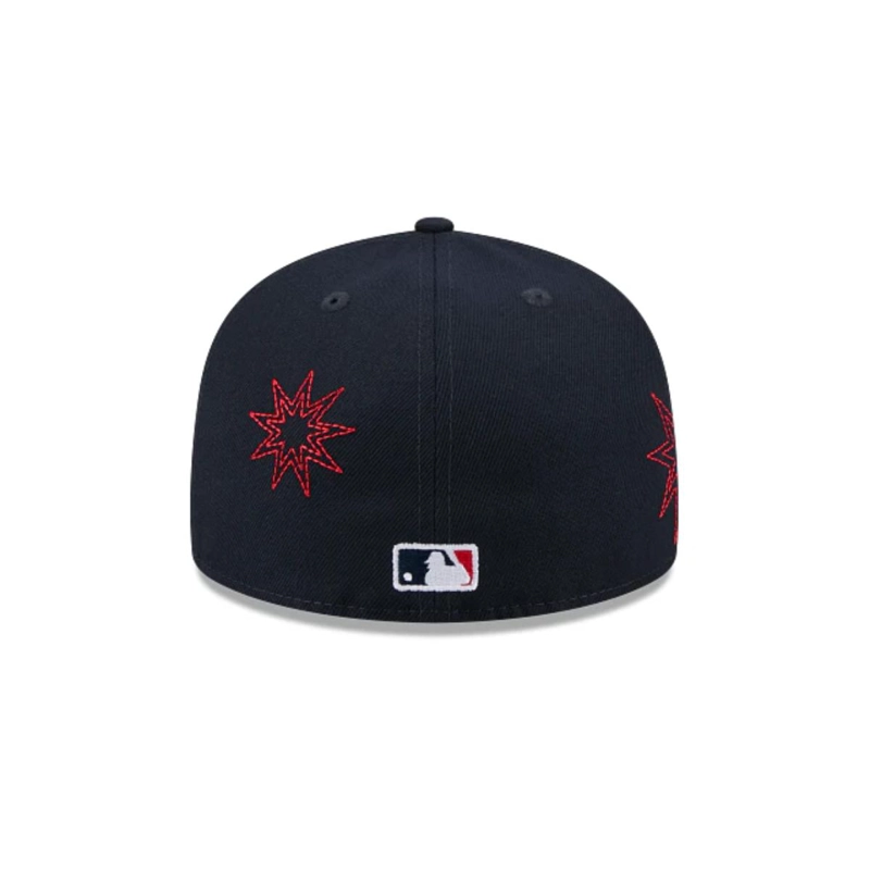 GORRA NEW ERA MULTICOLOR 59FIFTY BOSTON RED SOX MLB SOLAR STARS OPEN MISC - 6