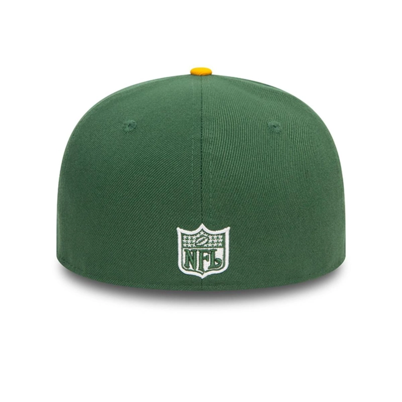 GORRA NEW ERA VERDE 59FIFTY GREEN BAY PACKERS NFL PIN PACK DARK GREEN - 4