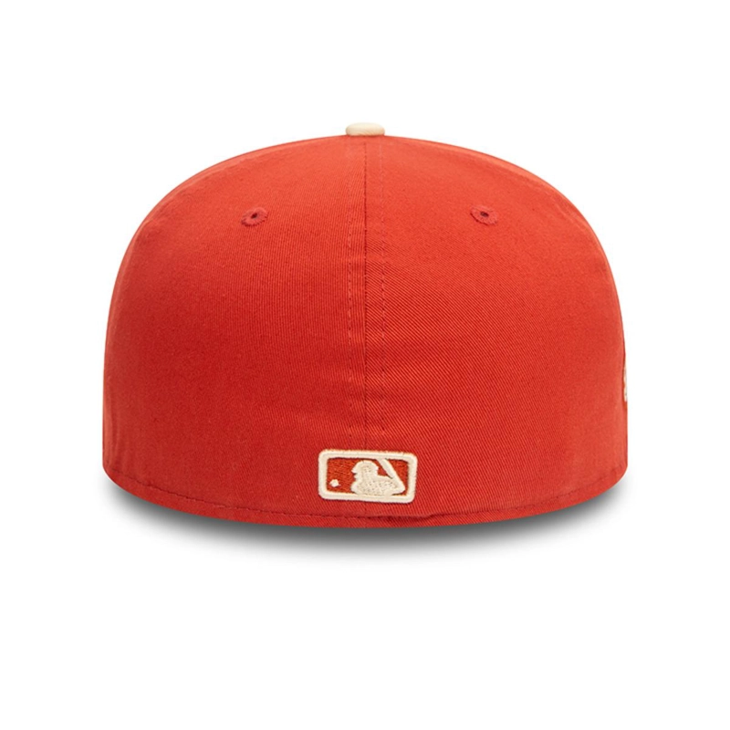 GORRA NEW ERA NARANJO 59FIFTY OAKLAND ATHLETICS MLB COLOR BLOCK COPPER - 5