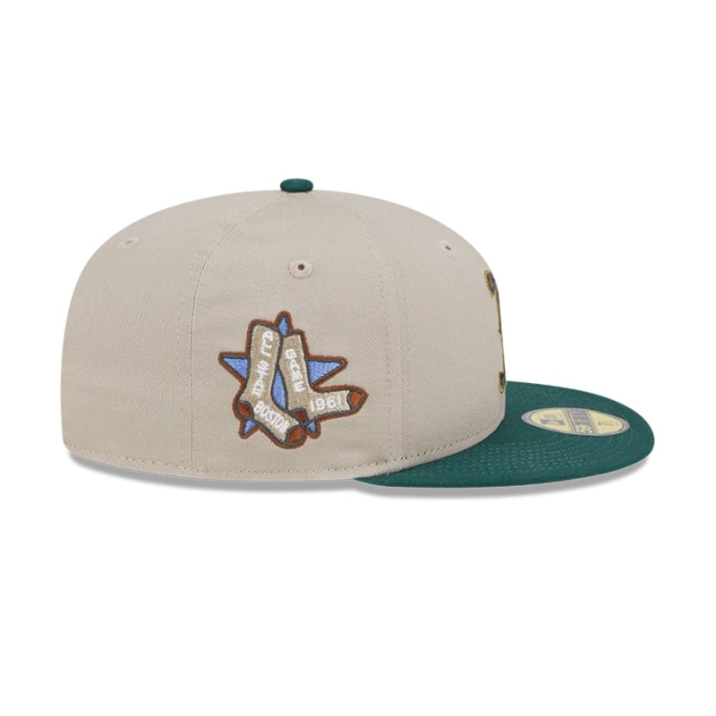 GORRA BOSTON RED SOX MLB 59FIFTY TREE BARK FILL GREY - 4