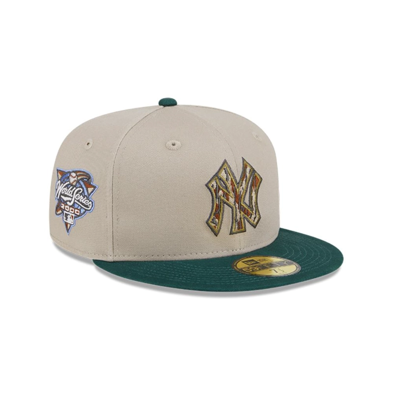 GORRA NEW YORK YANKEES MLB 59FIFTY TREE BARK FILL GRIS - 1