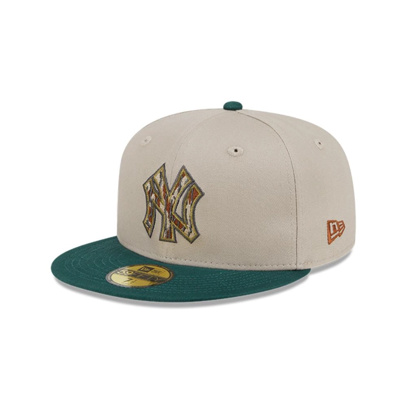GORRA NEW YORK YANKEES MLB 59FIFTY TREE BARK FILL GRIS - 2