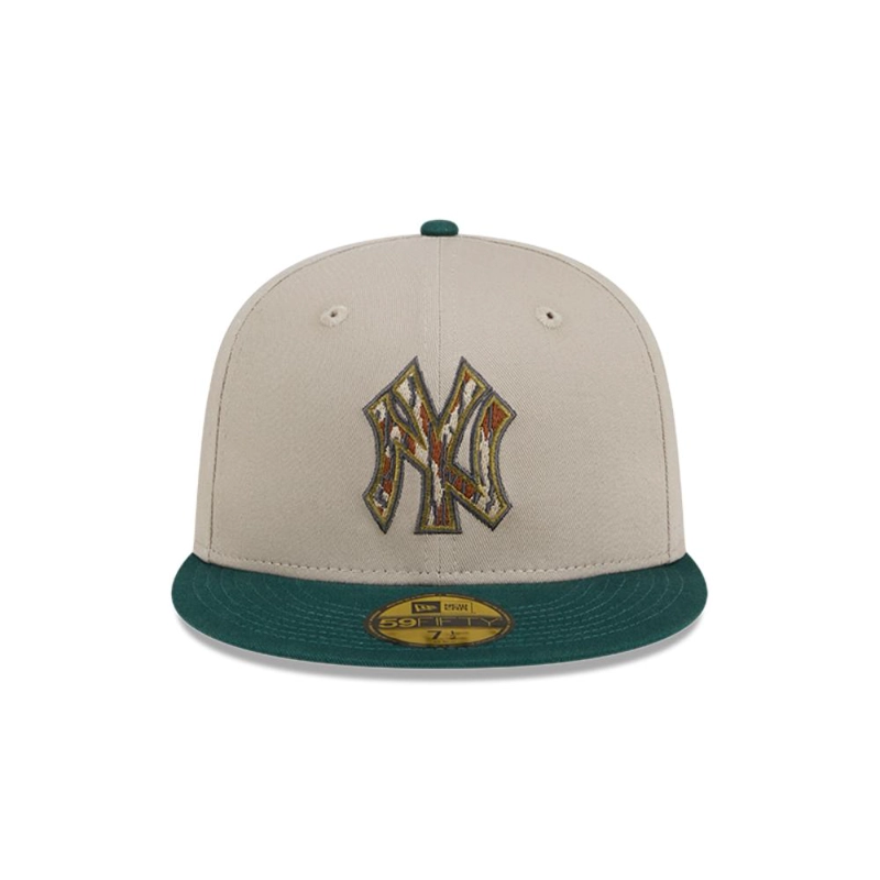 GORRA NEW YORK YANKEES MLB 59FIFTY TREE BARK FILL GRIS - 3