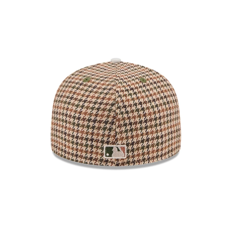 GORRA NEW ERA BEIGE 59FIFTY SAN DIEGO PADRES MLB HOUNDSTOOH OPEN BROWN - 5
