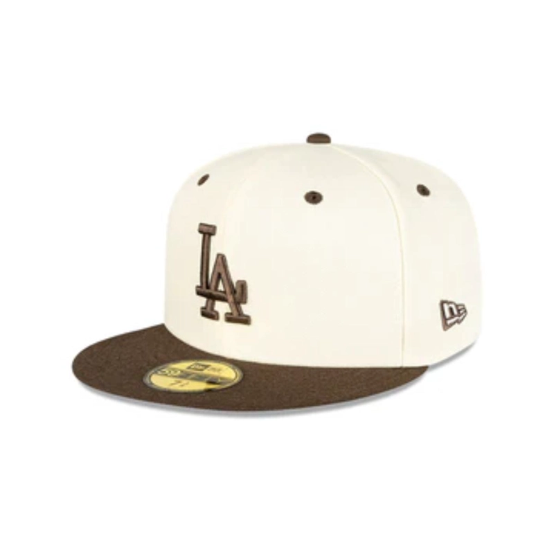 GORRA 59FIFTY LOS ANGELES DODGERS MLB WOOL VISOR CAFE - 2