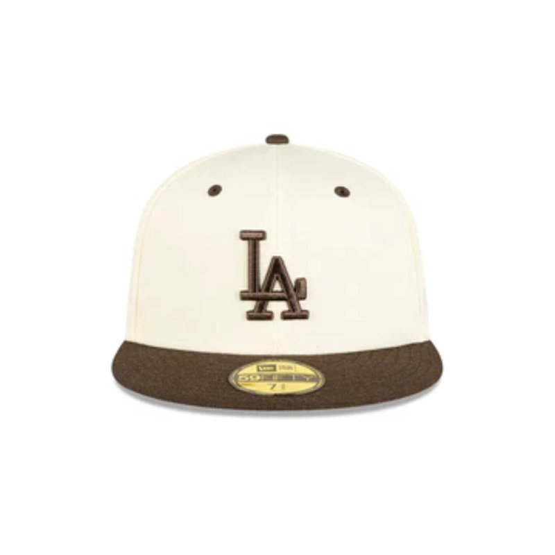 GORRA 59FIFTY LOS ANGELES DODGERS MLB WOOL VISOR CAFE - 3