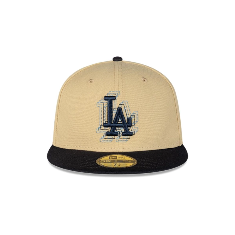 GORRA 59FIFTY LOS ANGELES DODGERS MLB PACK ILLUSION DORADO - 3