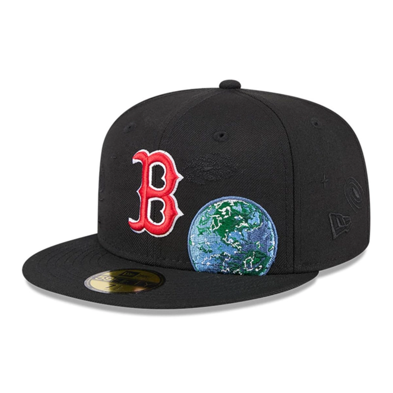 GORRA 59FIFTY BOSTON RED SOX MLB NEW ERA GLOBAL BLACK