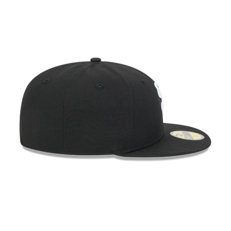 GORRA 59FIFTY CHICAGO WHITE SOX MLB TEAM VERBIAGE BLACK - 5