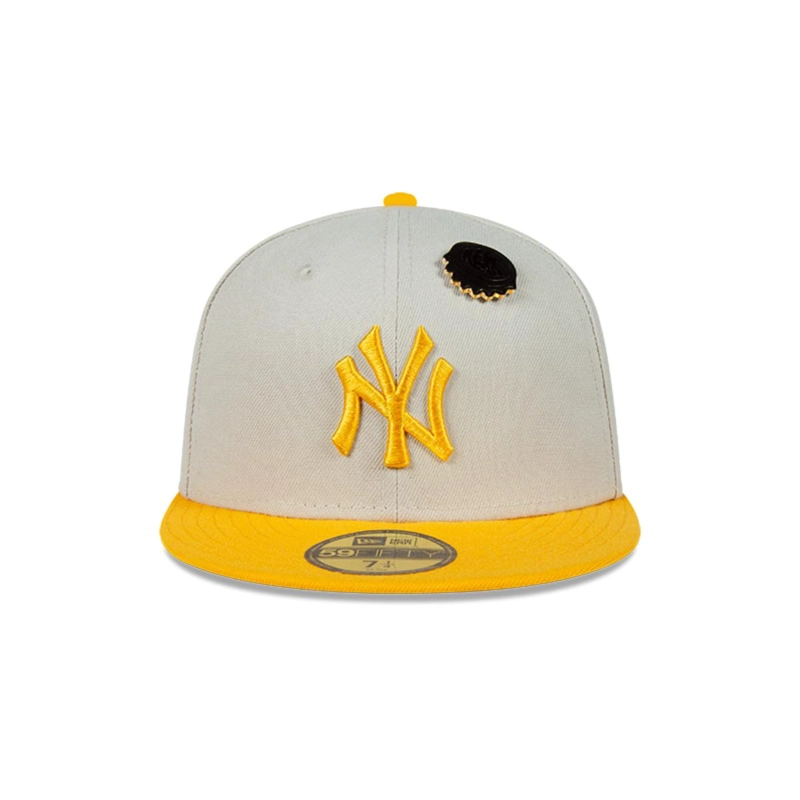 GORRA 59FIFTY NEW YORK YANKEES MLB BEER PACK AMARILLO - 3