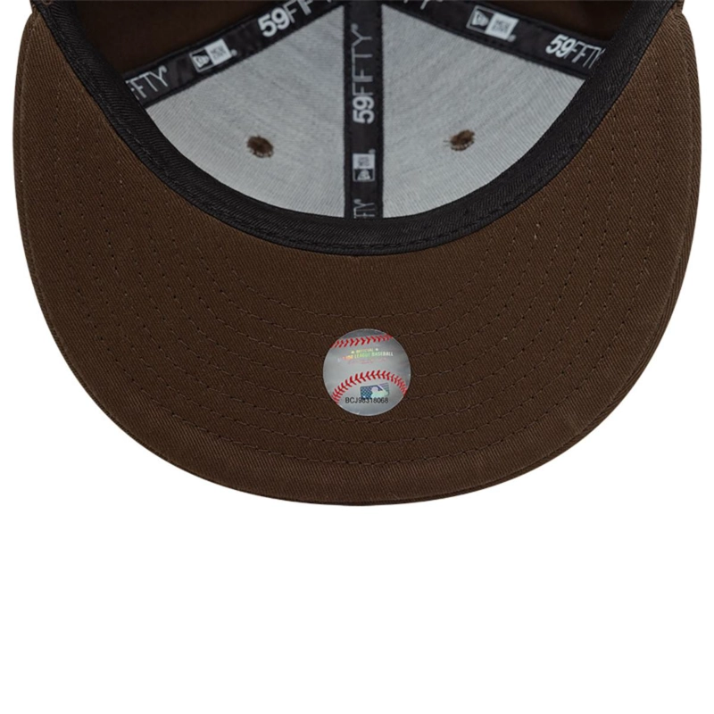 GORRA 59FIFTY LOS ANGELES DODGERS MLB FLORAL BORDER BROWN - 7