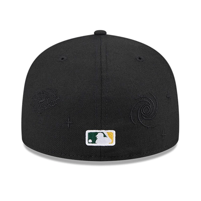 GORRA 59FIFTY OAKLAND ATHLETICS MLB NEW ERA GLOBAL BLACK - 6