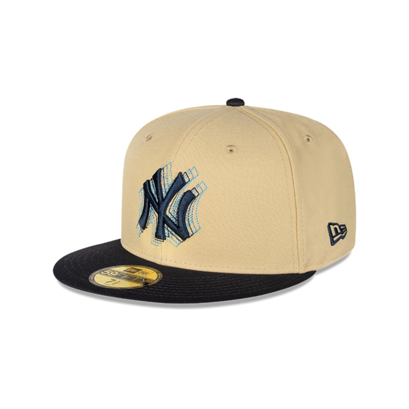 GORRA 59FIFTY NEW YORK YANKEES MLB PACK ILLUSION DORADO - 2