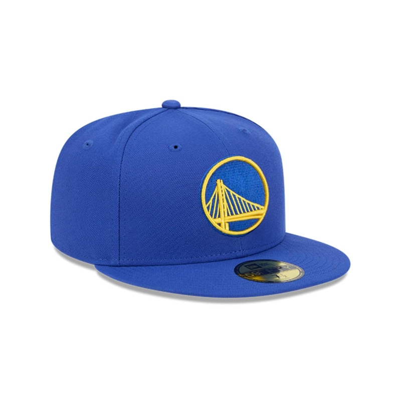 GORRA 59FIFTY GOLDEN STATE WARRIORS NBA TEAM VERBIAGE BLUE - 2