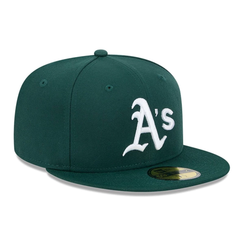 GORRA 59FIFTY OAKLAND ATHLETICS MLB TEAM VERBIAGE VERDE - 2