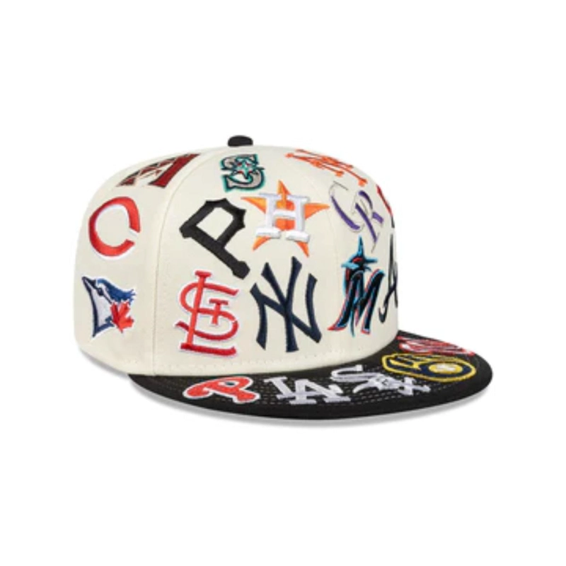 GORRA 9FIFTY PROPERTIES ALL OVER MLB ALL OVER WHITE - 2
