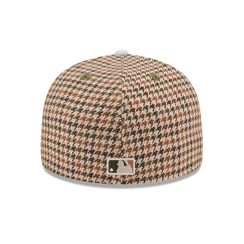 GORRA NEW ERA BEIGE 59FIFTY CHICAGO WHITE SOX MLB HOUNDSTOOH OPEN BROWN - 6
