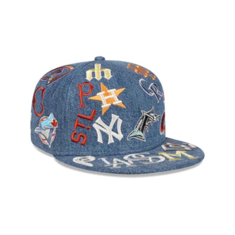 GORRA 9FIFTY PROPERTIES ALL OVER MLB ALL OVER BLUE - 2