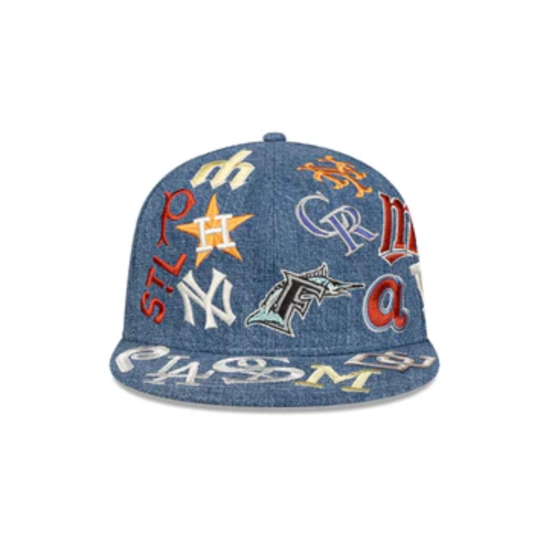 GORRA 9FIFTY PROPERTIES ALL OVER MLB ALL OVER BLUE - 3