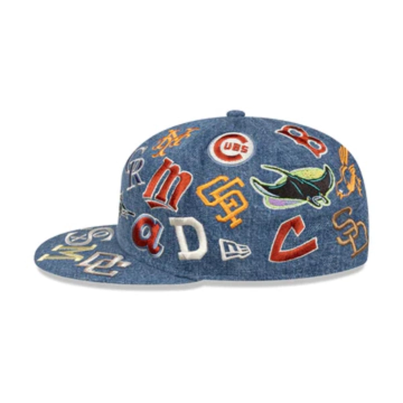 GORRA 9FIFTY PROPERTIES ALL OVER MLB ALL OVER BLUE - 5