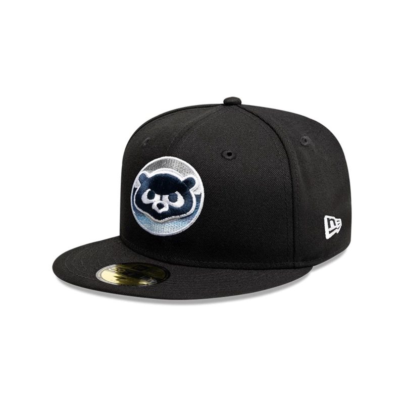 GORRA 59FIFTY  MLB CHICAGO CUBS PACK RACEWAY NEGRO - 2