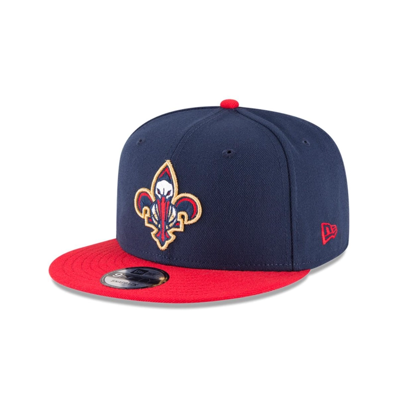 GORRA 9FIFTY NEW ORLEANS PELICANS NBA  CLASICOS DARK BLUE - 1
