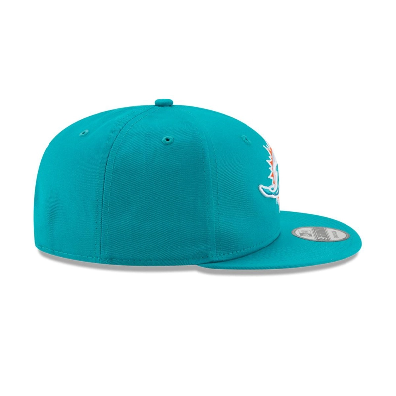 GORRA 9FIFTY MIAMI DOLPHINS NFL  CLASICOS TURQUESA - 5