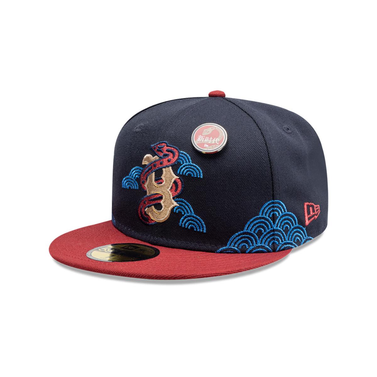 GORRA 59FIFTY BOSTON RED SOX MLB LUNAR NEW YEAR 2025 AZUL - 1