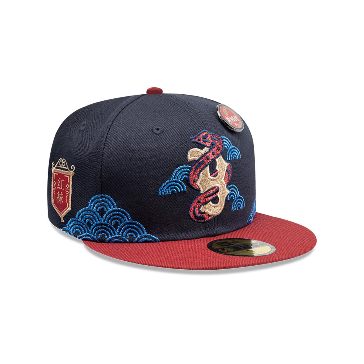 GORRA 59FIFTY BOSTON RED SOX MLB LUNAR NEW YEAR 2025 AZUL - 2