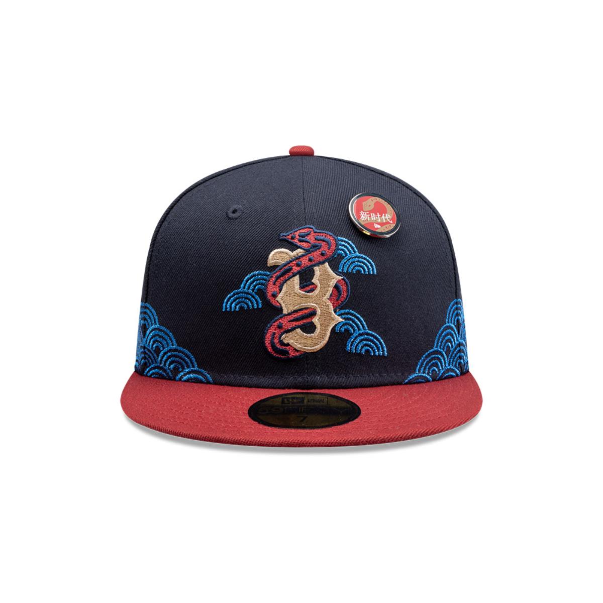 GORRA 59FIFTY BOSTON RED SOX MLB LUNAR NEW YEAR 2025 AZUL - 3