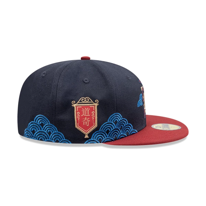 GORRA 59FIFTY LOS ANGELES DODGERS MLB LUNAR NEW YEAR NAVY - 6