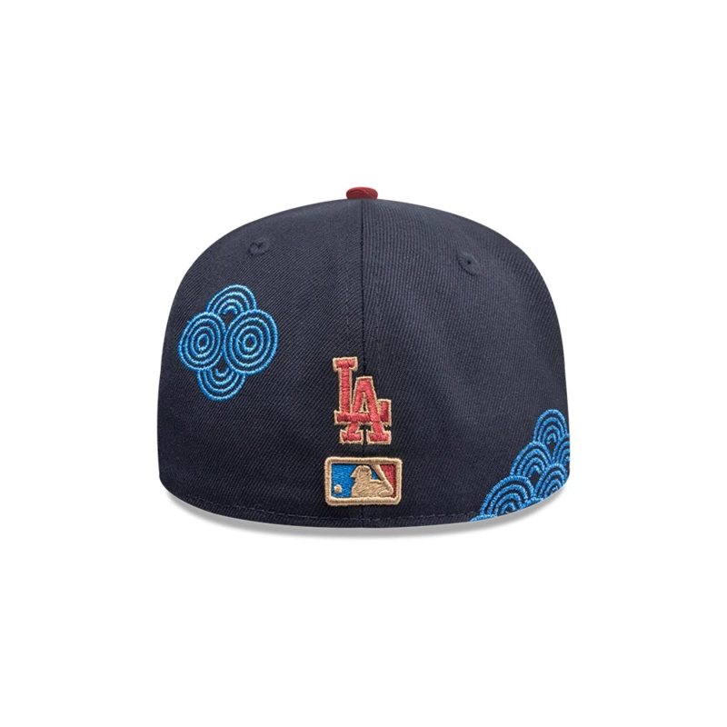GORRA 59FIFTY LOS ANGELES DODGERS MLB LUNAR NEW YEAR NAVY - 7
