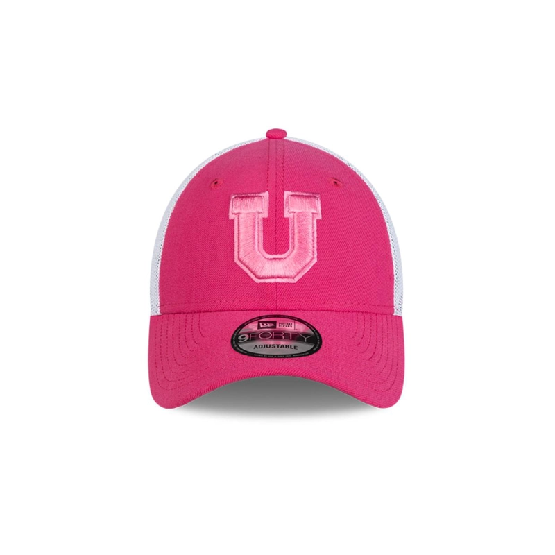 GORRA 9FORTY UNIVERSIDAD DE CHILE FUTBOL ROSADO NEW ERA - 3