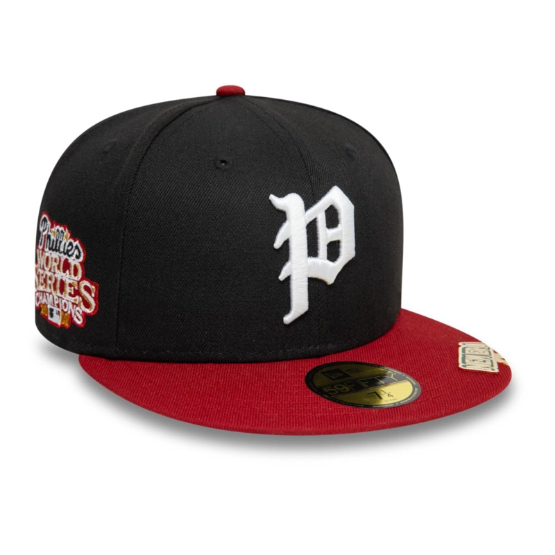GORRA 59FIFTY PHILADELPHIA PHILLIES MLB VISOR CLIP NEGRO - 1