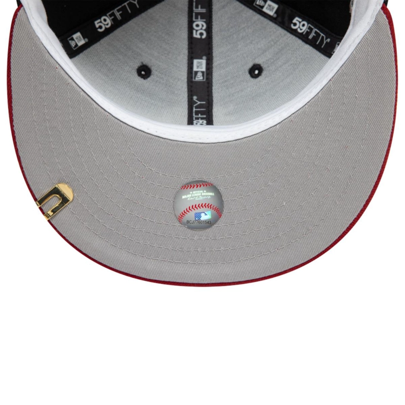 GORRA 59FIFTY PHILADELPHIA PHILLIES MLB VISOR CLIP NEGRO - 5
