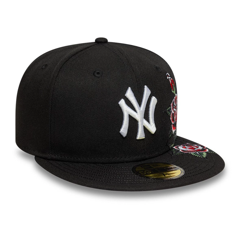 GORRA 59FIFTY NEW YORK YANKEES MLB ROSES BLACK - 2