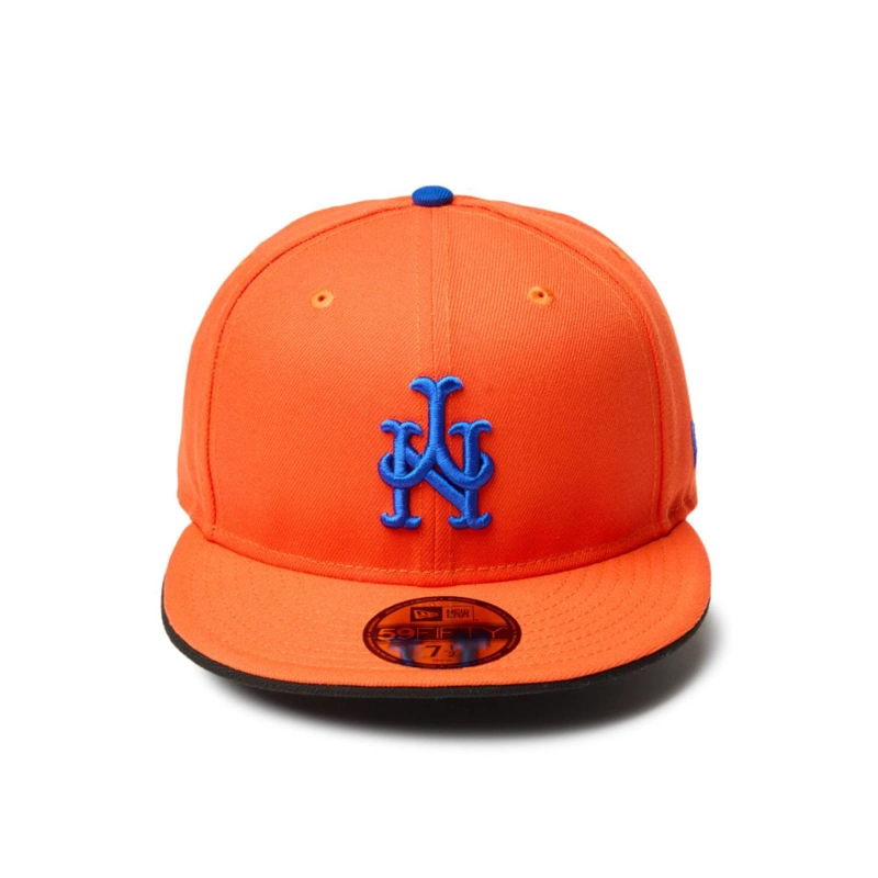GORRA 59FIFTY NEW YORK METS MLB UPSIDE DOWN ORANGE - 2