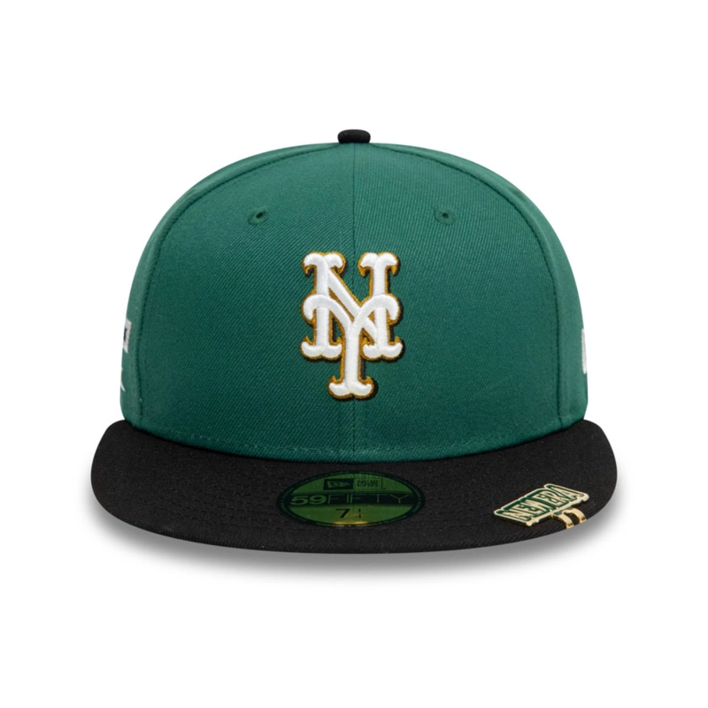 GORRA 59FIFTY NEW YORK METS MLB VISOR CLIP GREEN MED - 3